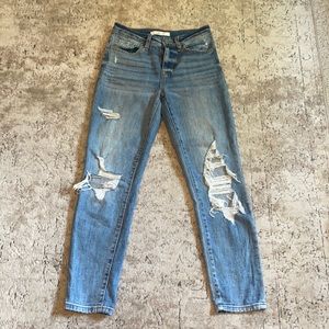 Size 25 Willow and Root High Rise Ankle Jeans